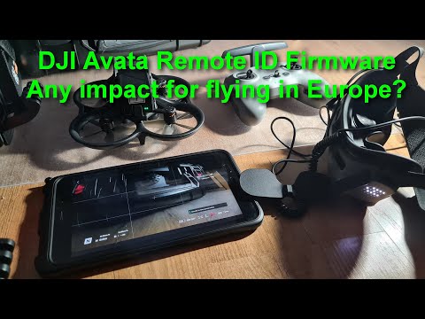 DJI Avata, Remote ID Firmware in Europe, any harm?