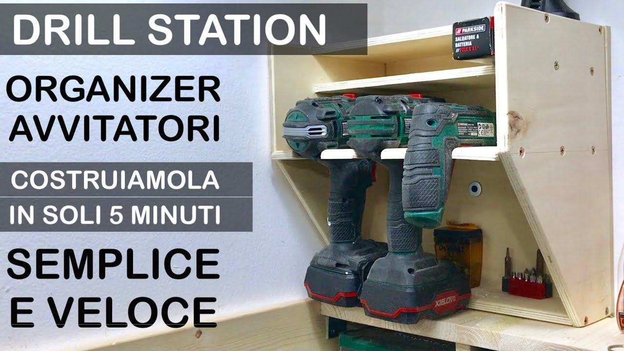 How to build a screwdriver support - DRILL STATION. Always ordered  laboratory. drills. 