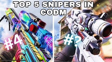 Top 5 Snipers in COD Mobile! 🎯🔥 | Best Sniper Guns Ranked!