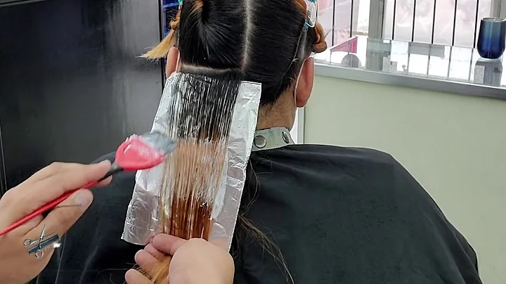 BALAYAGE EN MECHAS HORIZONTALES Y BABYLIGHTS  (COR...