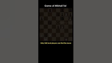 99% accuracy by Mikhail Tal | Chess tactics