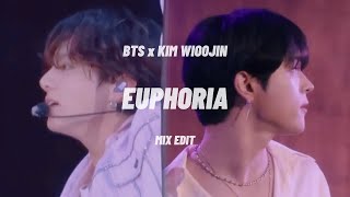 Euphoria - BTS X KIM WOOJIN / FMV mix edit / 정국 x 김우진