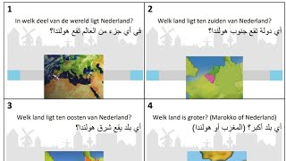 Kennis van de Nederlandse samenleving - 100 vragen en antwoorden met Arabische vertaling