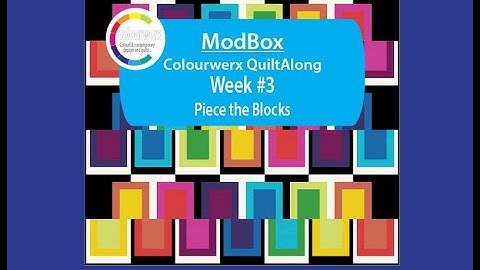 ModBox QAL Week 3 - Piece the Block