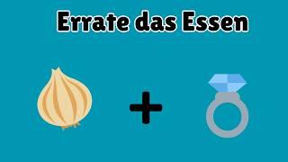 Errate das Essen anhand von Emojis - Emoji Quiz auf Deutsch: Kannst du alle Gerichte erraten?