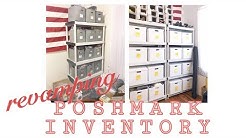 ORGANIZING MY POSHMARK INVENTORY | PT RESELLER VLOG