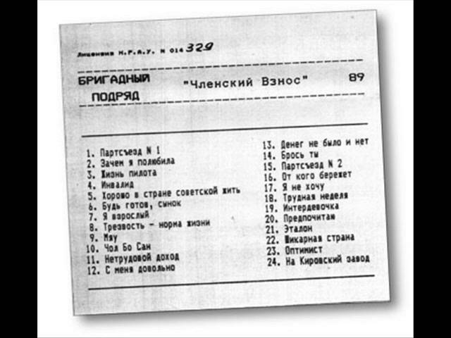 Бригадный Подряд ‎– Реаниматоры (1999) | Kapkan Records ‎– КАП-0015; RU -  YouTube