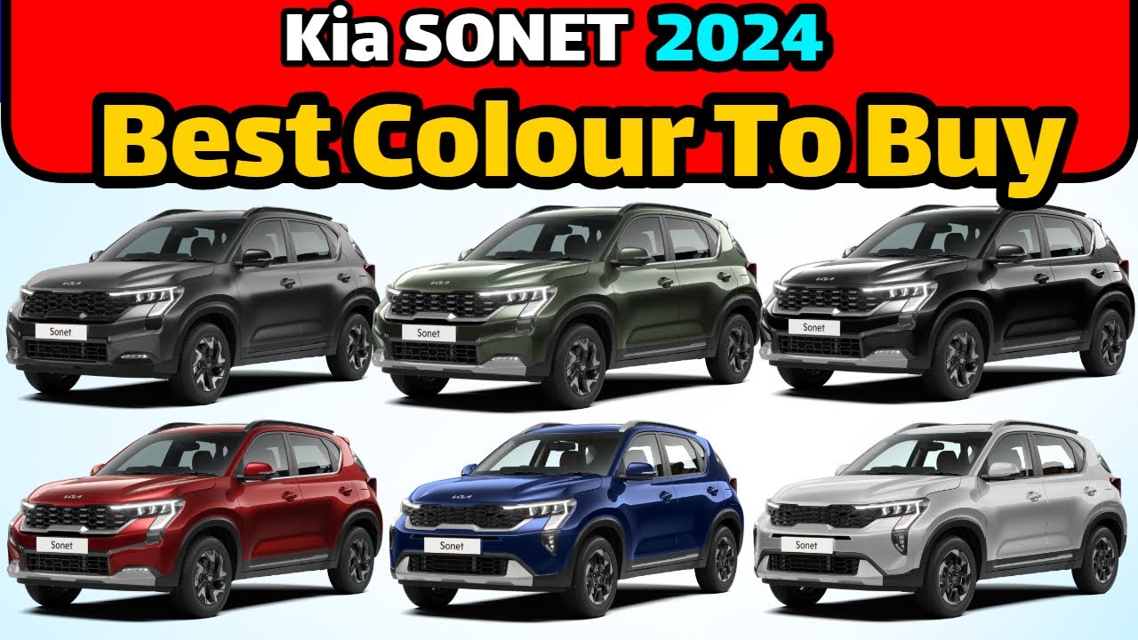 Kia Color Options and Varients 2024 Kia Best Colour to