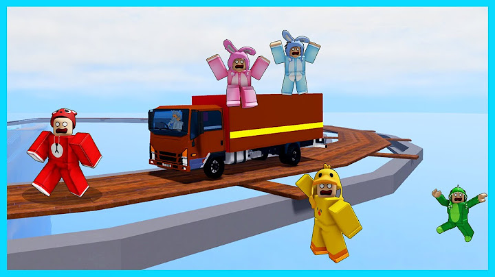 MIPAN & ZUZUZU Jadi Supir Truk Pengantar Barang Lewatin Jalanan Bahaya Penuh Jurang! ROBLOX