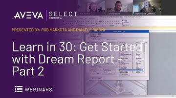 Learn in 30: Get Started with Dream Report  - Part 2