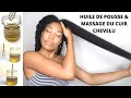 Comment faire votre propre huile de pousse extrme  massage du cuir chevelu 