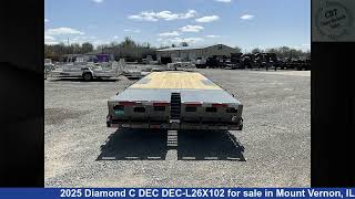 Unbelievable 2025 Diamond C DEC Equipment Trailer For Sale in Mount Vernon, IL