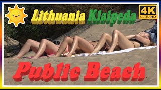 Lithuania 4K - Klaipeda - The Public Beach