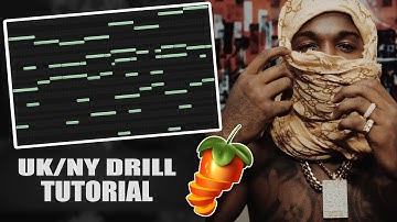 How To make a FIRE NY/UK Drill Beat From Scratch | Silent Cook-up | FL Studio 20 Tutorial