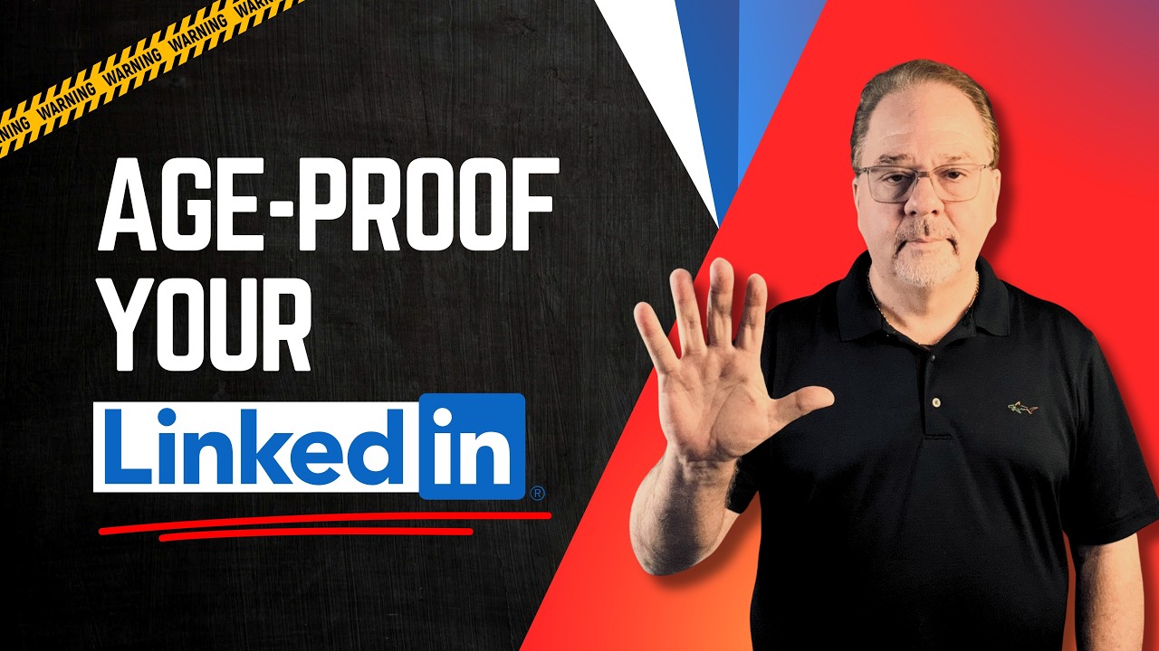 5 LinkedIn Profile Mistakes that Make You Look | TOO OLD TO HIRE?: video thumbnail