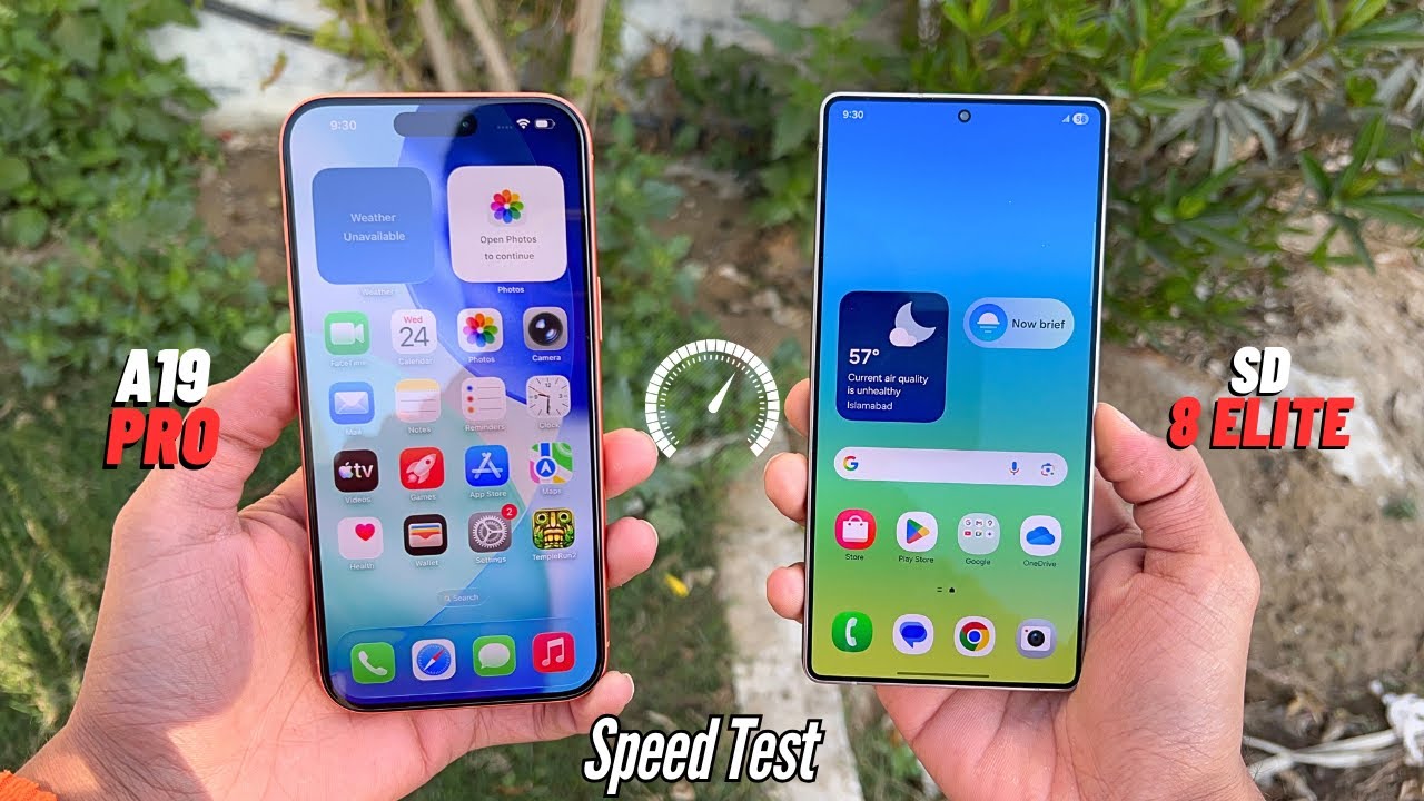 iPhone 17 Pro Max vs Samsung Galaxy S25 Ultra 5G - The ULTIMATE Speed Test!