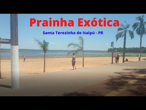 Santa Terezinha de Itaipú   -  Prainha Turística - Point da Galera nos Finais de Semana