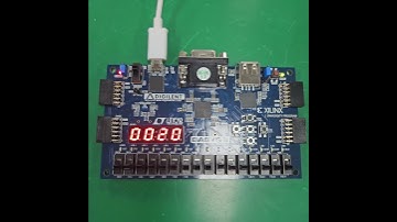 FPGA(BASYS 3) - STOPWATCH + LAP