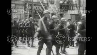 1917 RUSSIA: French Soldiers in Moscow