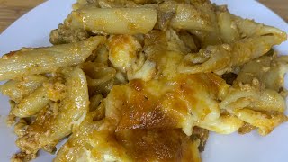 HAITIAN MACARONI AND CHEESE WITH GROUND BEEF| PENNE MAC & CHEESE| MACARONI AU GRATIN