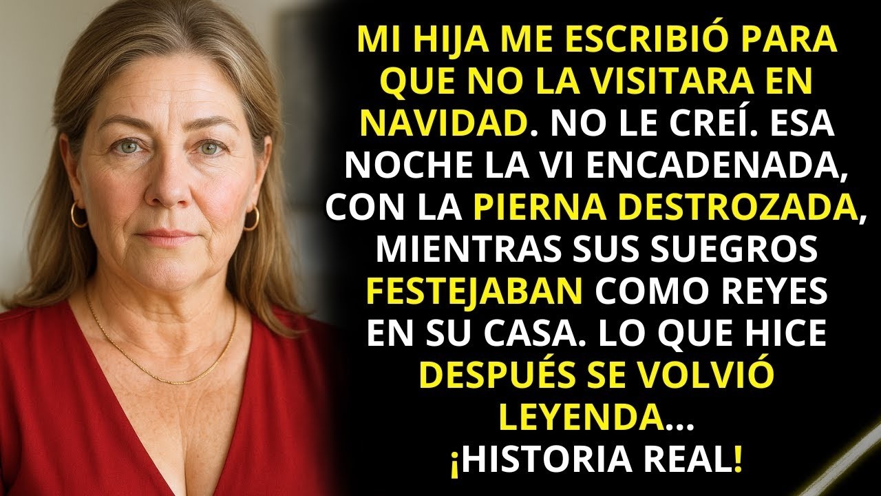 Mi hija pasó la Navidad encadenada … y los suegros festejando en su casa  Cuando la vi, todo cambió