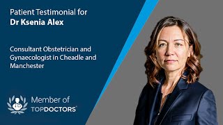 Patient testimonial for Dr Ksenia Alex