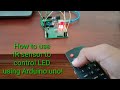 How to use IR TV remote control to blink LED with Arduino uno!!! IR-LED projects..