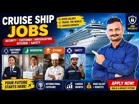 Cruise Ship Jobs 2026 | Royal Caribbean Cruise Ship Recruitment 2026 | Salary, Eligibility 🔥