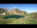 Lacs d'Uzious et Lavedan depuis le barrage du Tech