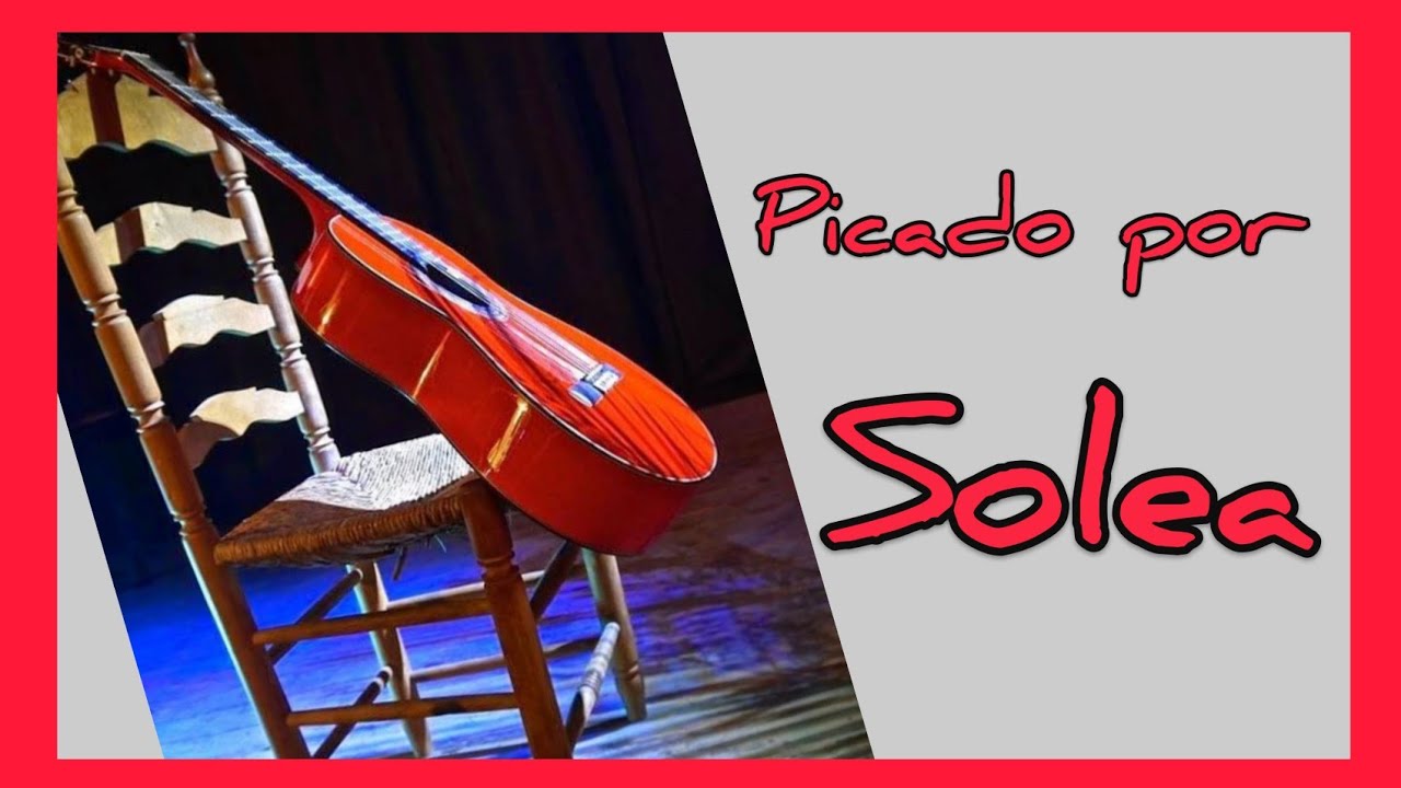 👉SOLEA (intro y ejercicio picado✌️) NIVEL MEDIO y SIMPLIFICADO para INICICACION.🎼