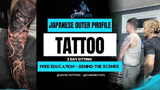 Tattoo Artist Vlog - JAPANESE OUTERPROFILE - MY BEST SLEEVE YET