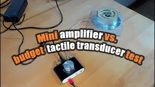 Nobsound Mini Power Amplifier bass shaker test!