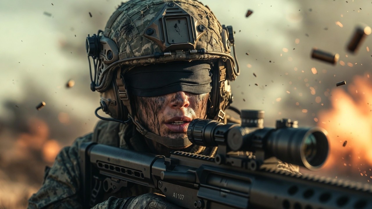 Sie wurde im Kampf mit verbundenen Augen eingesetzt – bis man erkannte, dass Navy SEAL-Scharfschütze