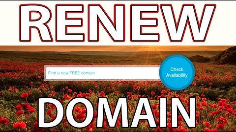 How to Renew Free Domain Name (Freenom.com)