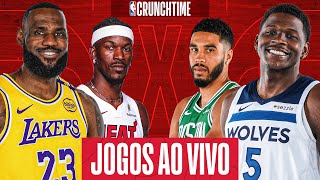 Thumbnail for JOGOS DA NBA AO VIVO I Lakers x Wolves, Heat x Celtics e tudo da rodada no CrunchTime 02/12