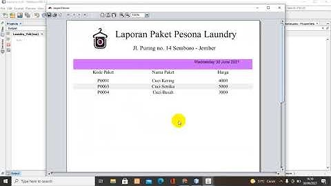 Tugas : Demo Report di Netbeans (Workshop SI Berbasis Desktop)