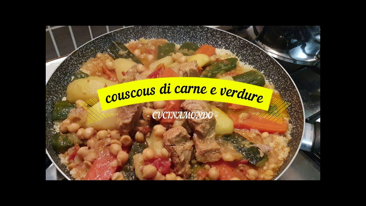 Couscous di carne e verdure - ricetta facilissima,Marocchina
