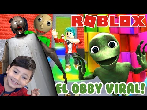 Dame Tu Cosita Con Granny Y Baldi Escape Roblox Obby Juegos Youtube - el juego granny en roblox youtube