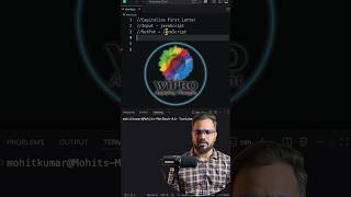 Capitalize First Letter  - JavaScript Interview Question #dsa #interview #coding