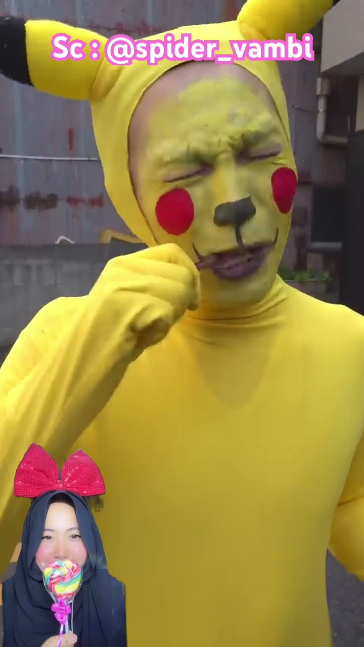 SPIDY BAIK MAU KASIH MAKANAN KE PIKA ⁉️ Tapi Koq Isi Nya TulaNg ? @spider_vambi #shorts #funny