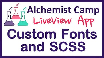 Simple Phoenix LIveView App: fonts, logos and sass