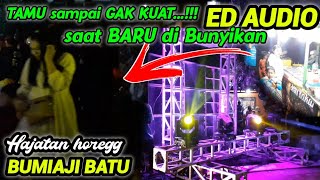 TAMU berlarian saat ED AUDIO pertama kali putar DJ | Cek sound Hajatan di BUMIAJI BATU