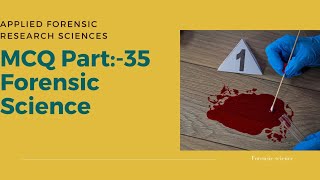 Afrs Mcq Times Part-35 Forensic Biology