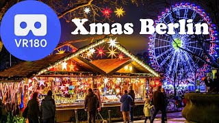 8K VR180 - Christmas Market / Berlin Alexanderplatz