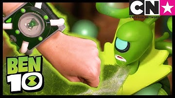 Ben 10 Toy Play | Wildvine Saves The Rustbucket From Hex! | Ben 10 Toys | Cartoon Network