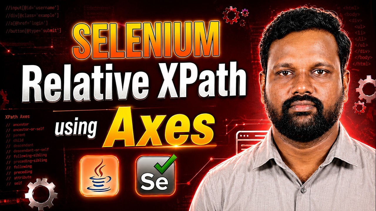 Selenium XPath Axes Tutorial for Beginners | Selenium Java in Tamil ...