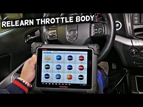 HOW TO RELEARN THROTTLE BODY ON DODGE JEEP CHRYSLER  THROTTLE BODY CALIBRATION