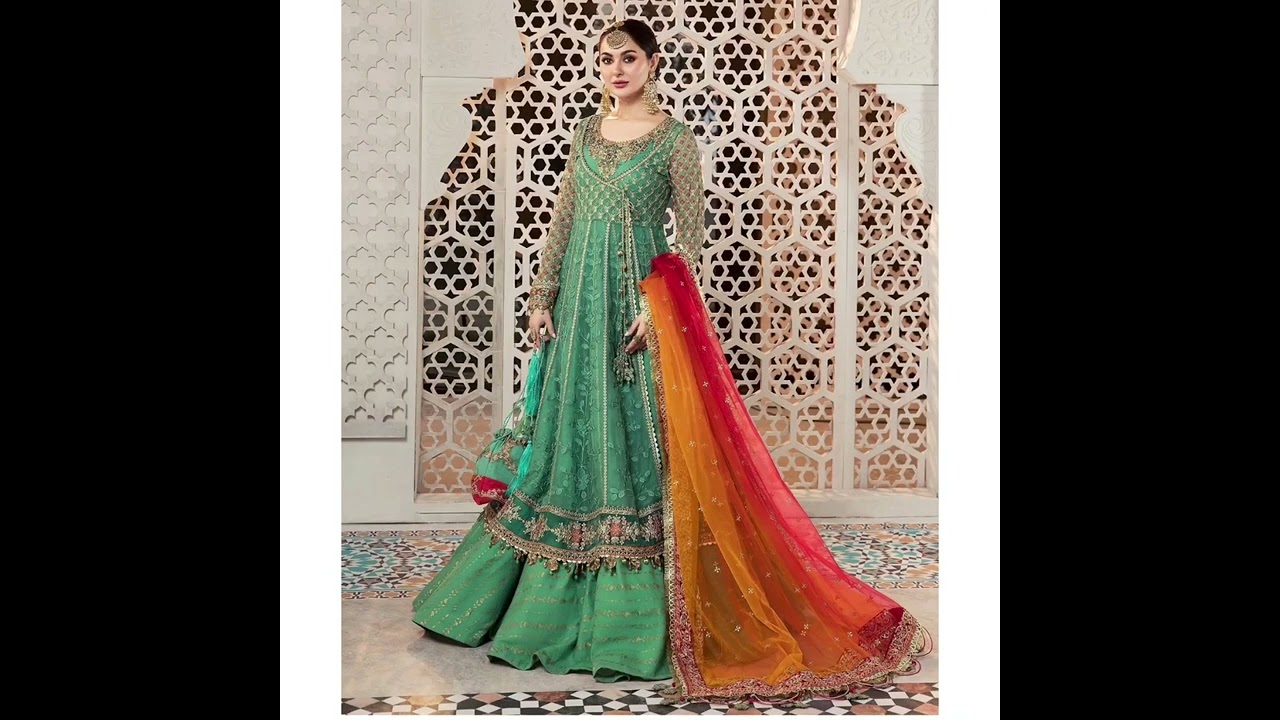 Beautiful Green dresses collection || green dresses design ||