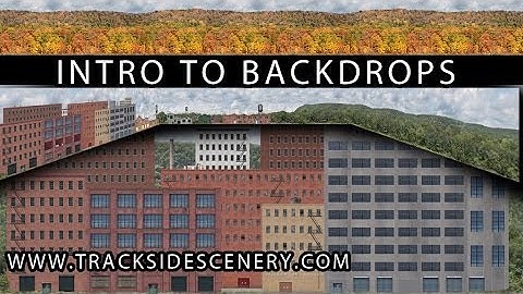 Model Railroad Backdrops - The New Generation has arrived!!