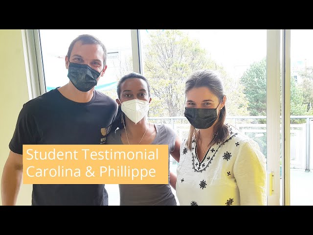 Colombian Spanish Classes - Student Testimonial Carolina & Phillippe from Switzerland.
